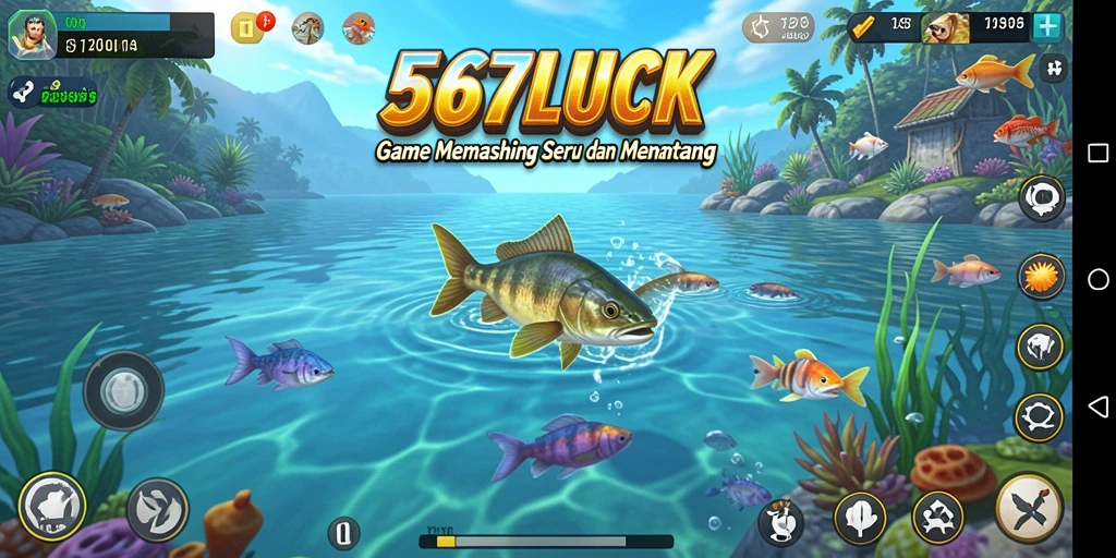 Tangkapan ikan besar dalam gameplay seru 567LUCK.