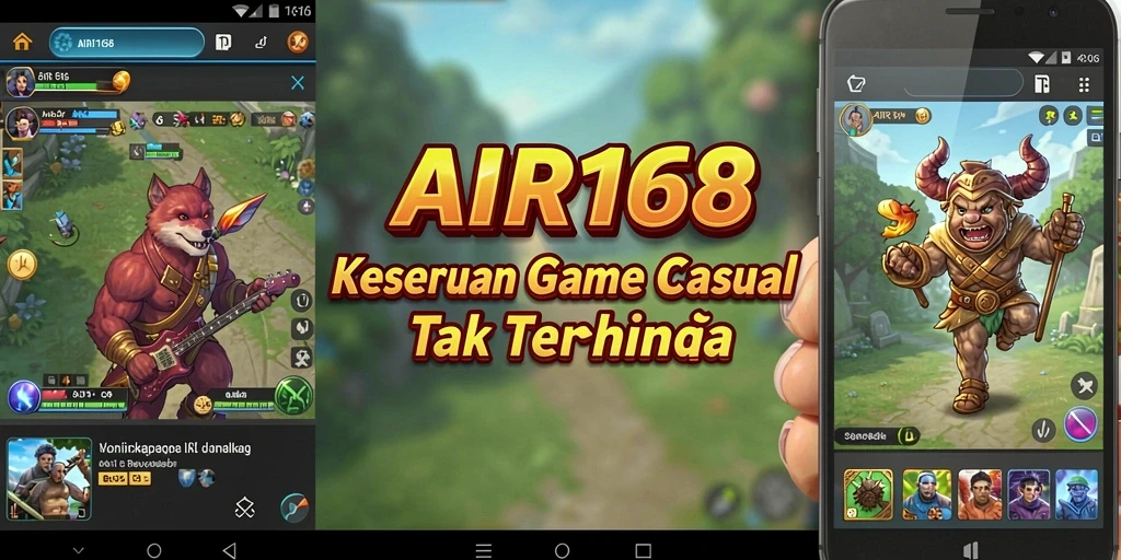 Tampilan gameplay AIR168 yang penuh warna dan menarik.