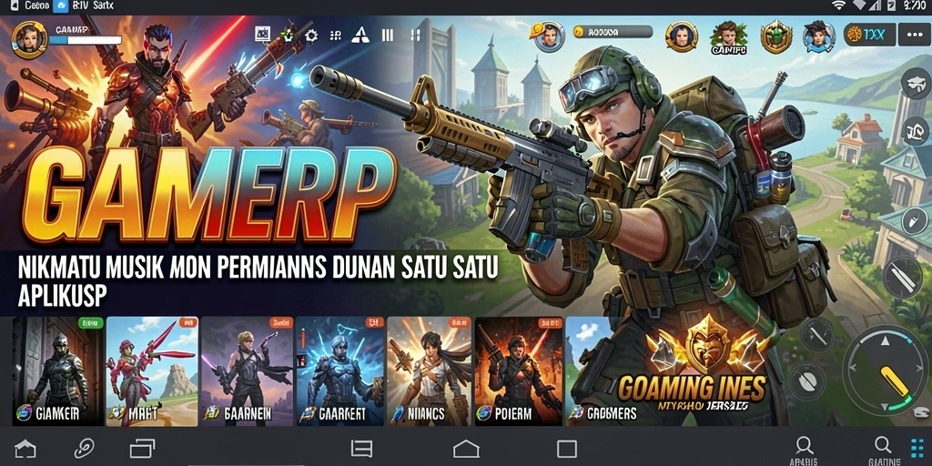 Tangkapan layar GAMERP menampilkan gameplay menarik di dunia musik.