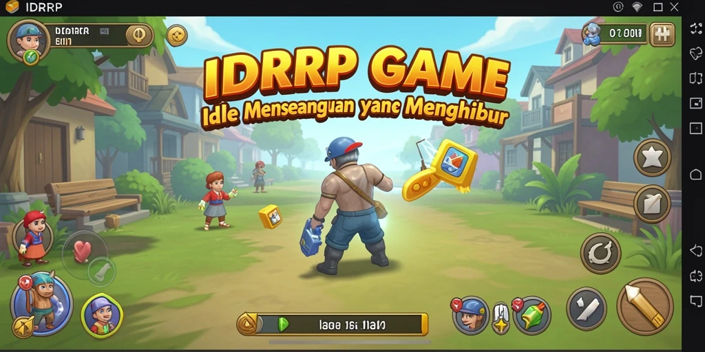 Tampilan gameplay permainan IDRRP yang menarik dan interaktif.