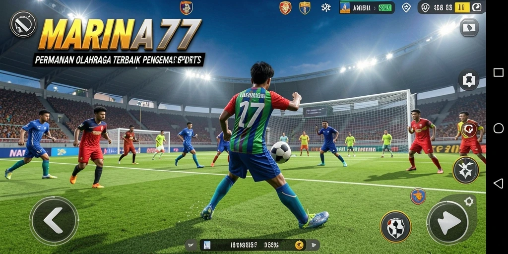 Tampilan gameplay menarik dari MARINA77 menampilkan aksi olahraga yang mendebarkan.