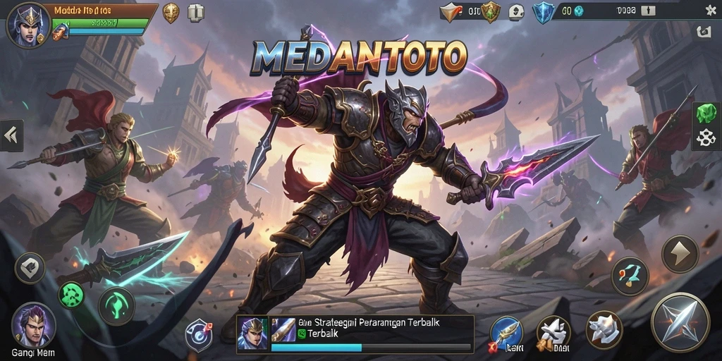 Screenshot MEDANTOTO menampilkan aksi pertempuran SLG yang mendebarkan.