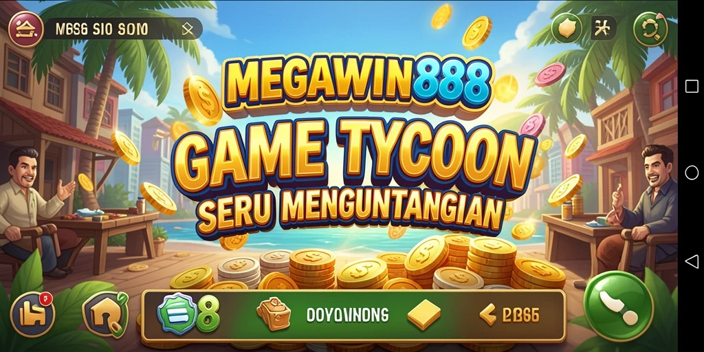Tangkapan layar utama MEGAWIN888 menampilkan gameplay Tycoon yang seru.