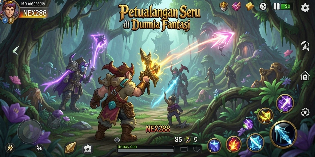 Tampilan gameplay NEX288 yang menegangkan dan penuh aksi.