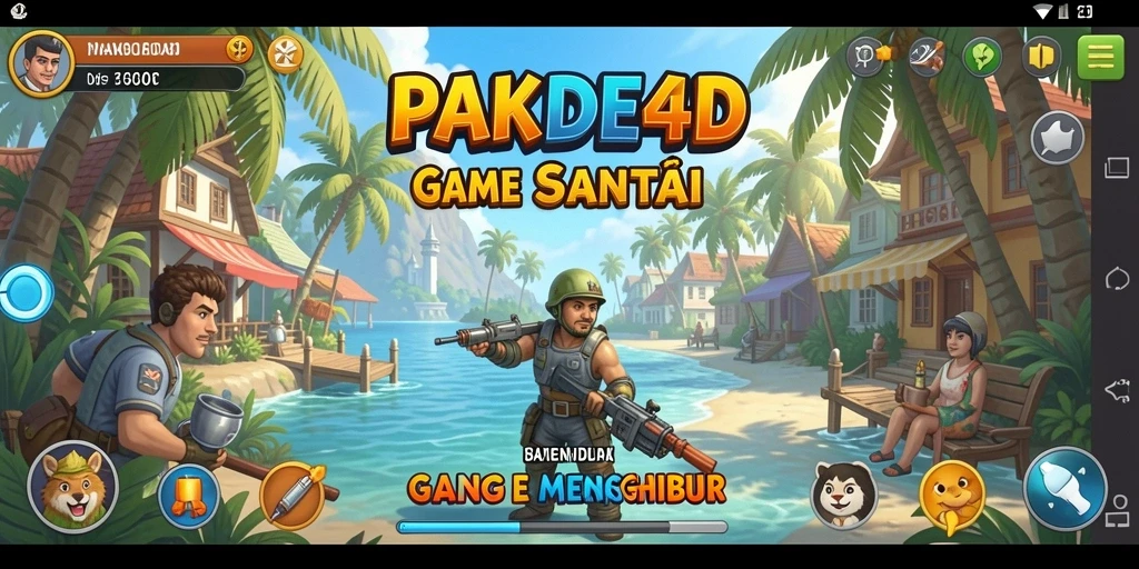 Tampilan gameplay seru dari PAKDE4D yang menarik untuk dimainkan.