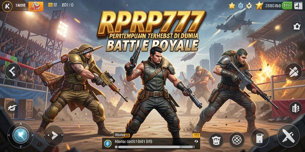 Gameplay seru dalam RPRP777 dengan pertempuran sengit.