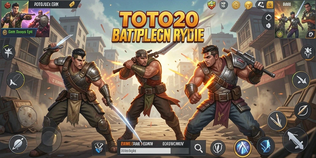 Gameplay seru TOTO20 menampilkan pertarungan intens dalam Battle Royale.