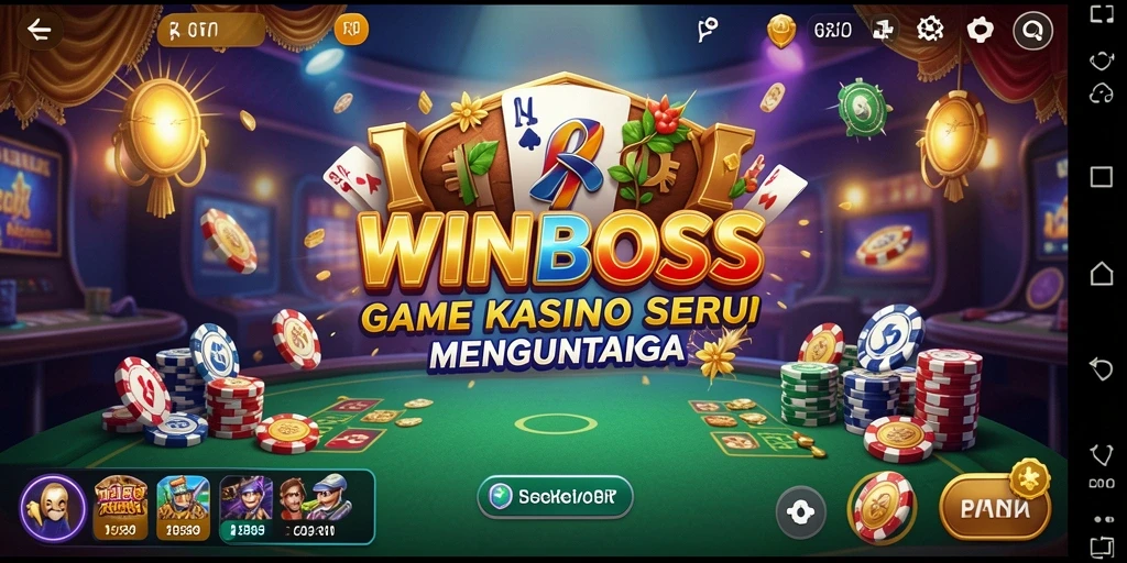Tampilan luar biasa dari gameplay Kasino yang seru.